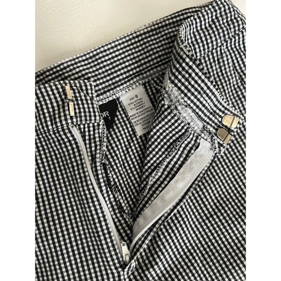 Sag Harbor Sport Vintage gingham black & white capri pants size 8 preppy mom - Picture 6 of 11